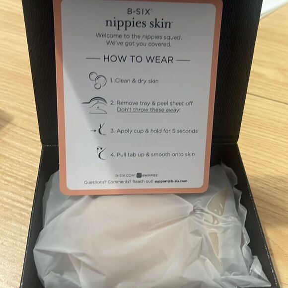 NWT NIPPIES SKIN LIFT size 1 S/M cups 3” A-C Cups caramel - Picture 7 of 8